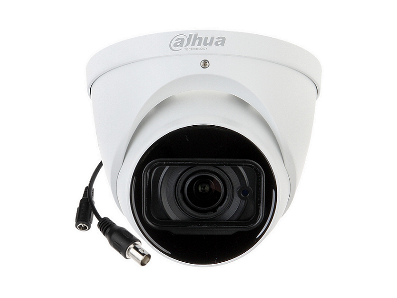ZESTAW DO MONITORINGU Dahua 4x kamera nocna Motozoom HAC-HDW1400T-Z-A-2712, 4 Mpx, promiennik na 60 metrów, mikrofon